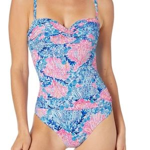 Lilly Pulitzer Layne One Piece Swimsuit Size 12